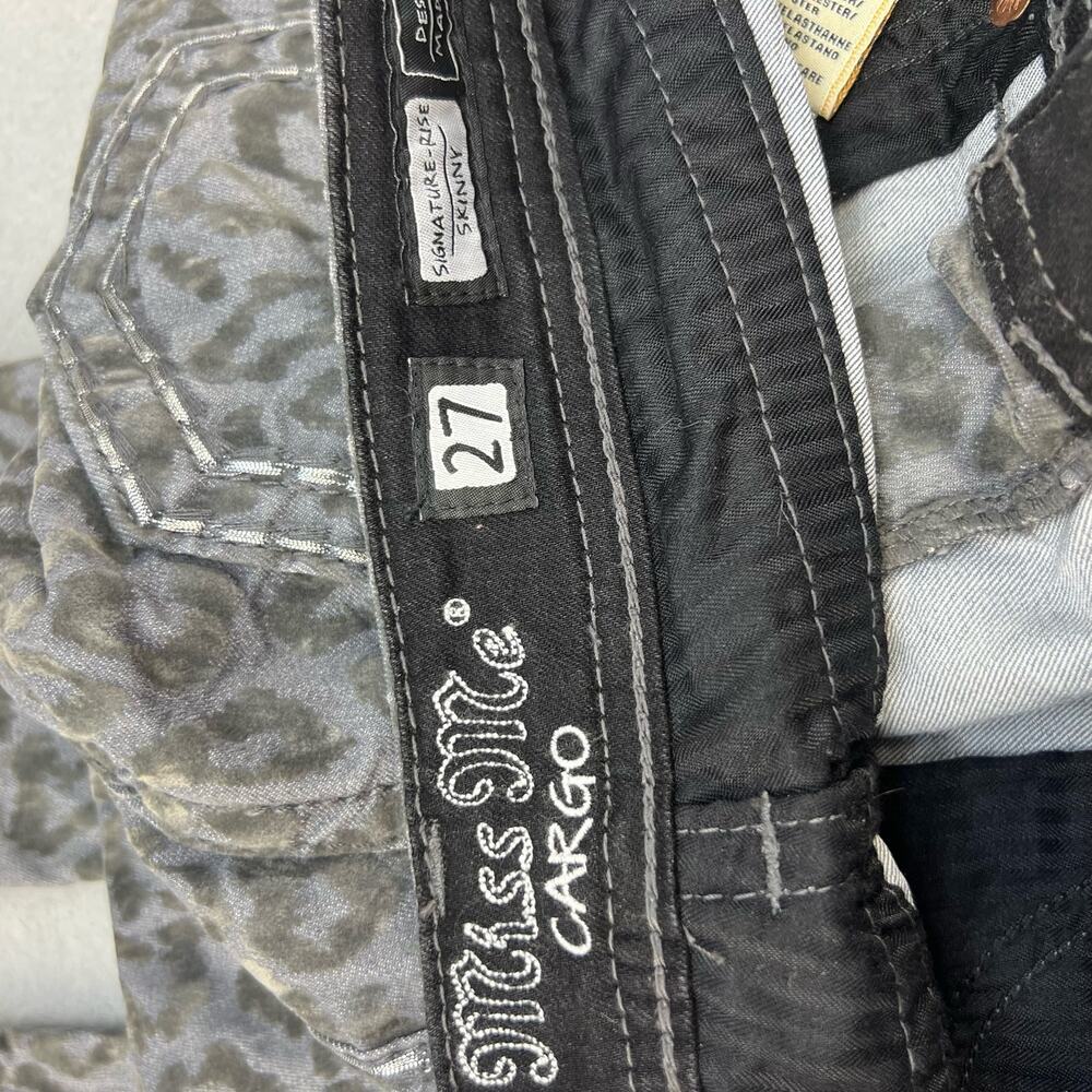 NWT Miss Me Cargo Women's Skinny Jeans Size 27 (4) Cheetah Print Twee Normcore - Picture 9 of 15